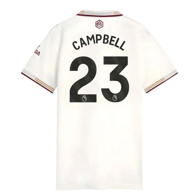 2025-2026 Arsenal Authentic Third Shirt (Womens) (Campbell 23)