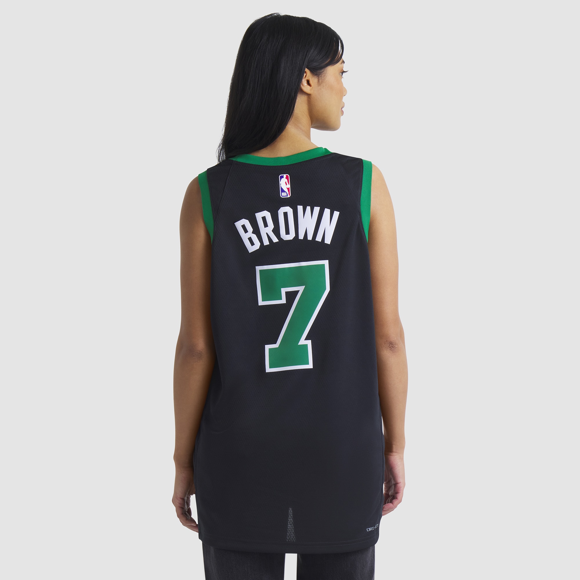 [LK] Jaylen Brown #7 Boston Celtics Unisex Swingman Jersey - Statement Edition - Black