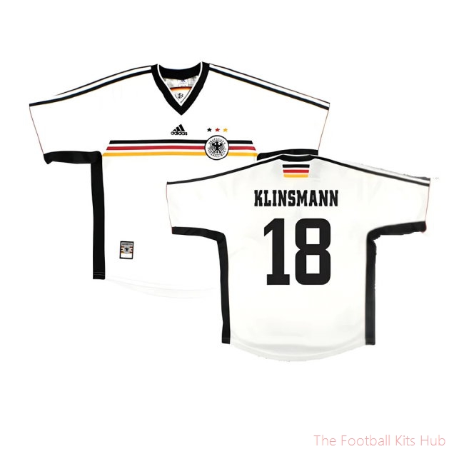 Germany 1998-00 Home Shirt ((Very Good) L) (Klinsmann 18)