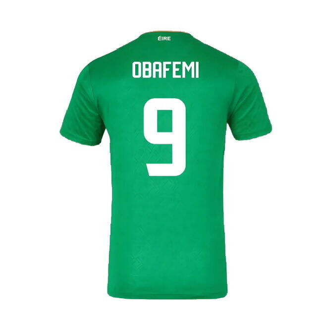 Sweet 2024-2025 Republic of Ireland Home Shirt (Obafemi 9) From China