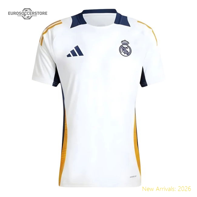 2024-2025 Real Madrid Training Tee (white) - Fan Design