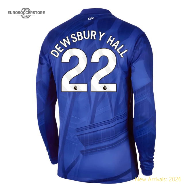 Authentic 2025-2026 Chelsea Home Long Sleeve Shirt (dewsbury Hall 22