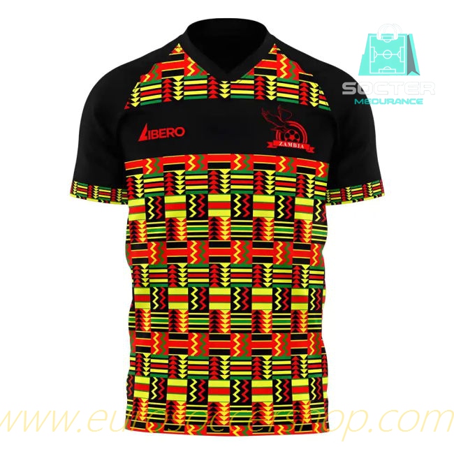 2025-26 Collection Genuine Zambia Home Jersey Design Concept
