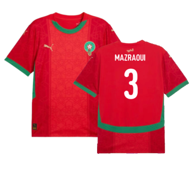 Morocco Home Kit 2024-2025 Supporter Edition Jersey