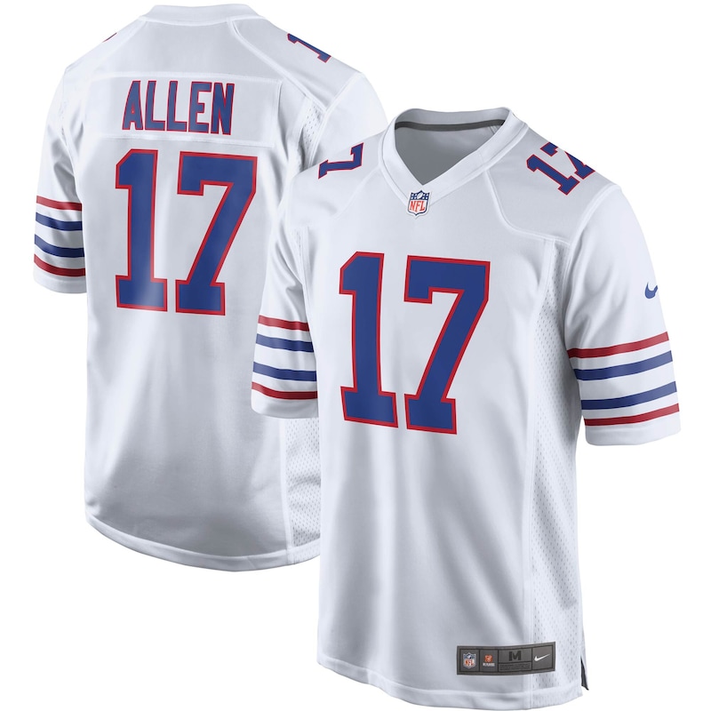 None Josh Allen BUF Bills Classic Game-Ready Jersey for NFL Fans