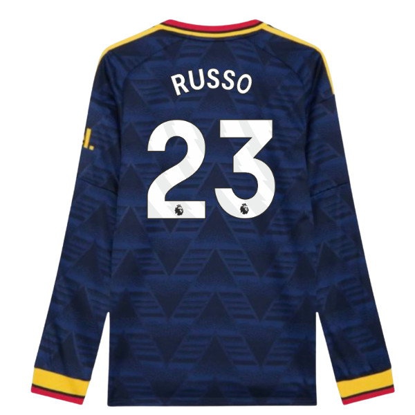 [WSG] 2026 2027 Arsenal Long Sleeve Shirt Away Authentic Uniform (Russo 23)