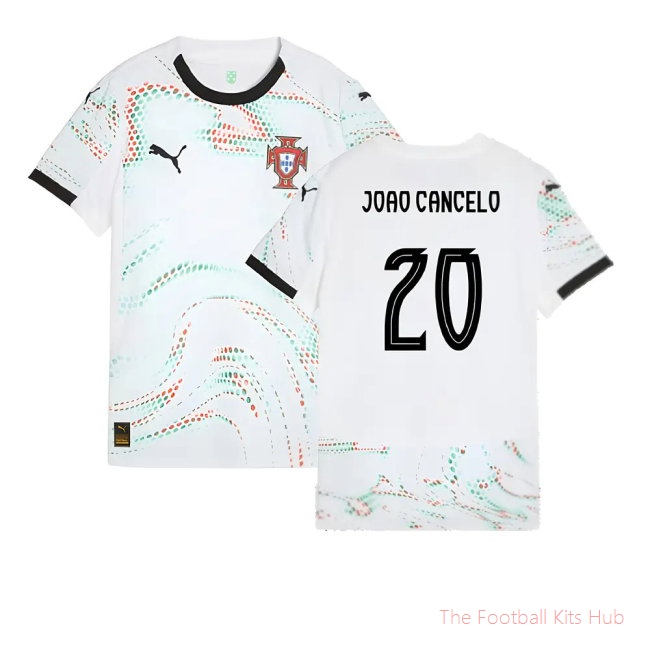 [LK] 2025/26 Portugal Away Shirt (Womens) (Joao Cancelo 20)