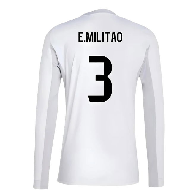 2025-2026 Camiseta Real Madrid Local Hombres - Auténtica - Militao 3