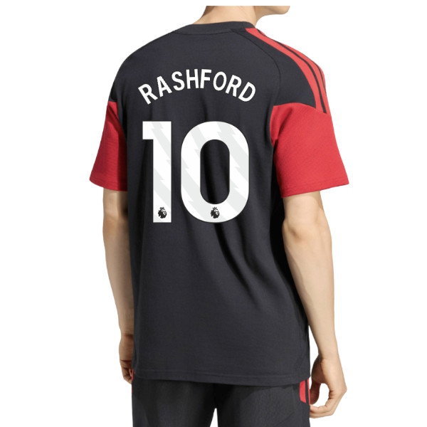 [JED] 2026-2027 Man Utd Tiro Training Tee (Black) (Rashford 10)
