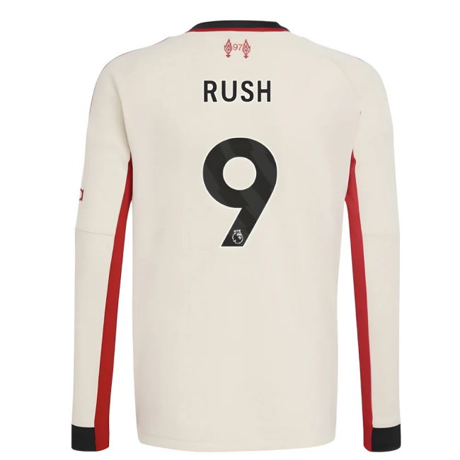 2025-2026 Liverpool Away Long Sleeve Shirt (Kids) (Rush 9)
