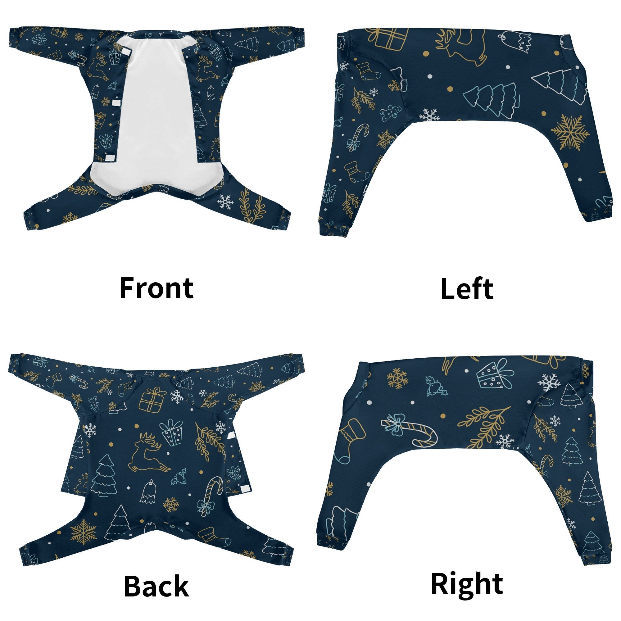 Non-slip Echo - Non-slip Frenchie Pajama For Frenchie Pups