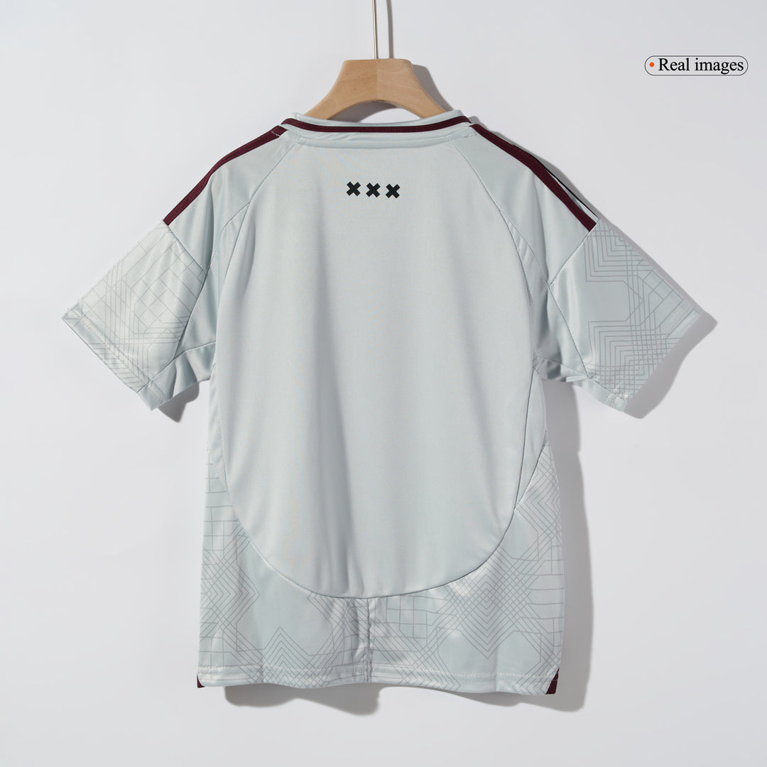 Kid's Ajax Third Away Soccer Jersey Kit(Jersey+Shorts) 2024/25Authenti