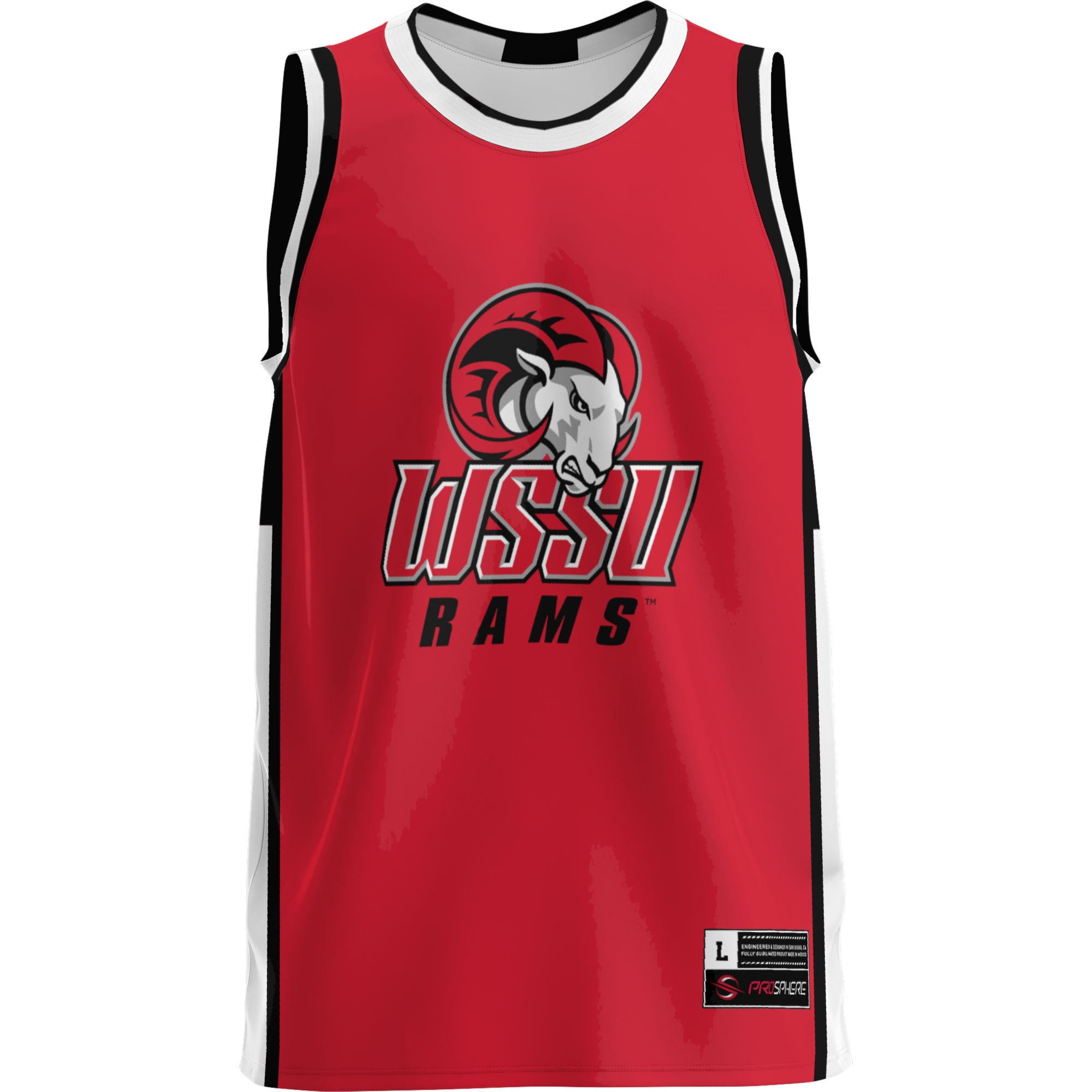 [DDG] Winston-Salem State Rams GameDay Greats Lightweight Basketball Jersey - Red