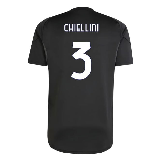 2025-2026 Juventus Training Shirt (Black) (Chiellini 3)