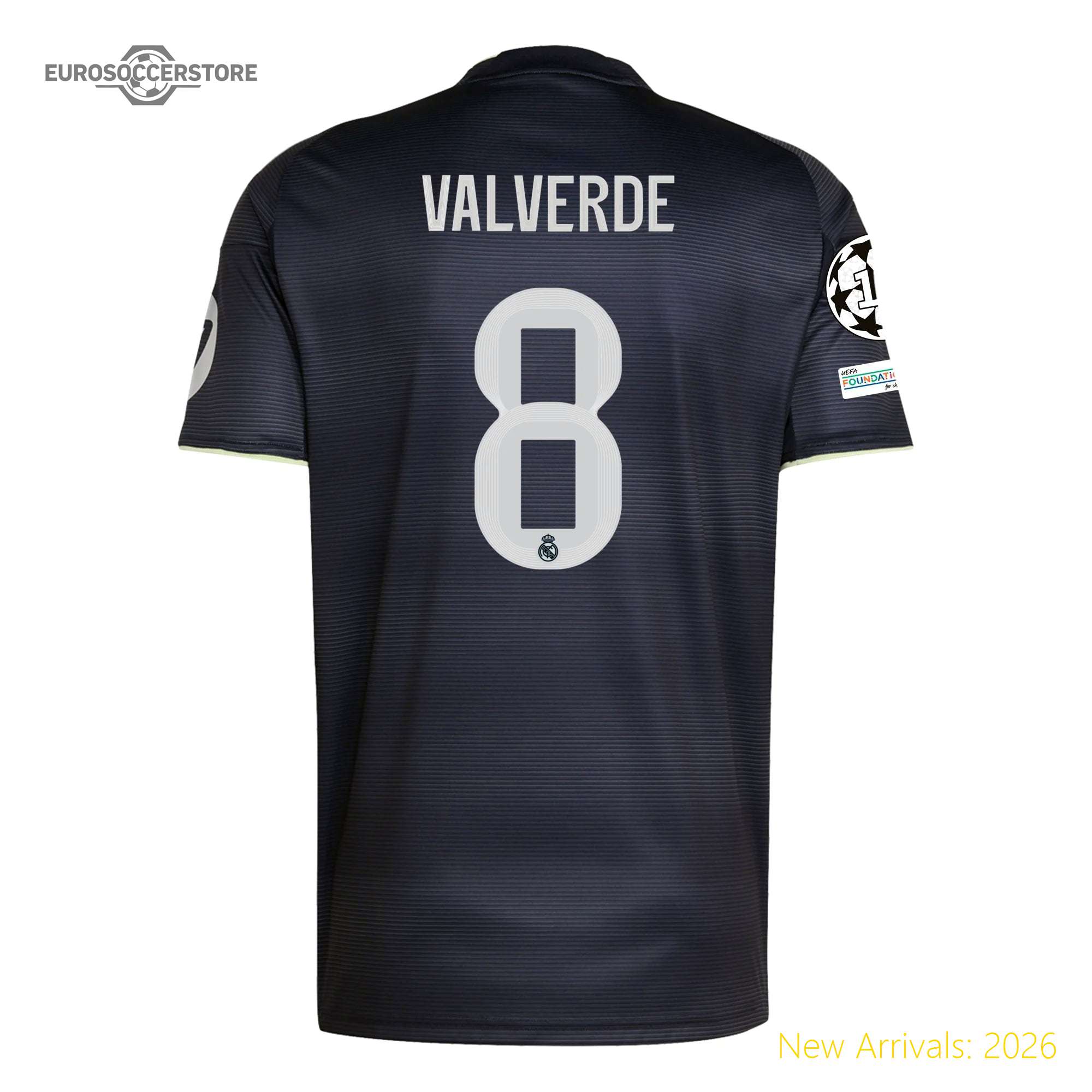 Classic Design Trendy Men Rma Team Top-grade Away Jersey 2023