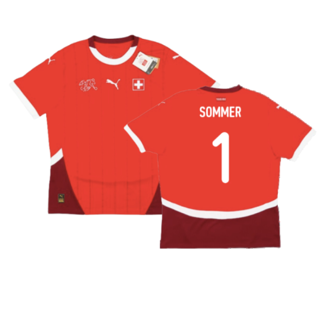 2024-2025 Home Shirt by Switzerland (Unisex