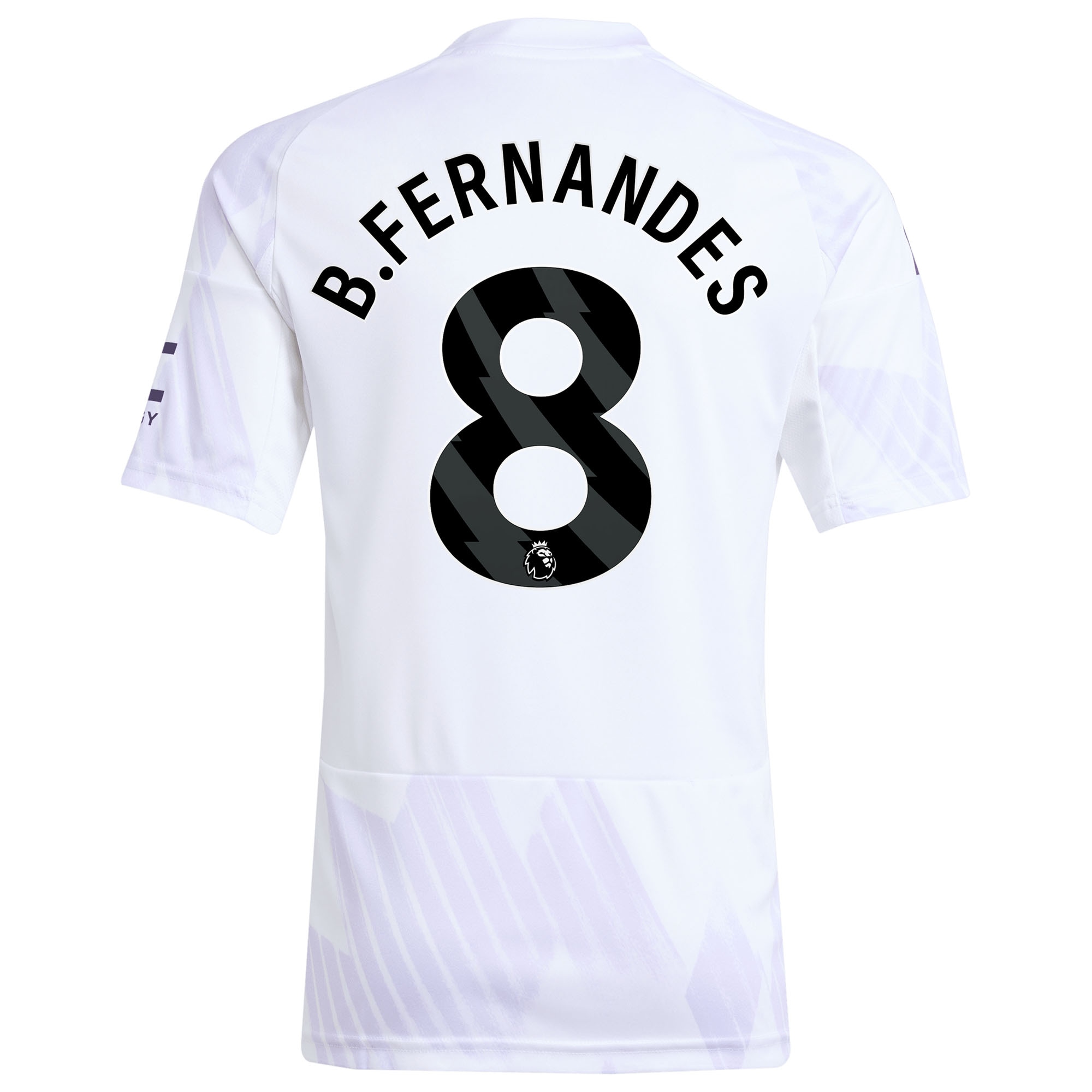 [LK] Bruno Fernandes Manchester United Youth 2025/26 Away Replica Player Jersey - White