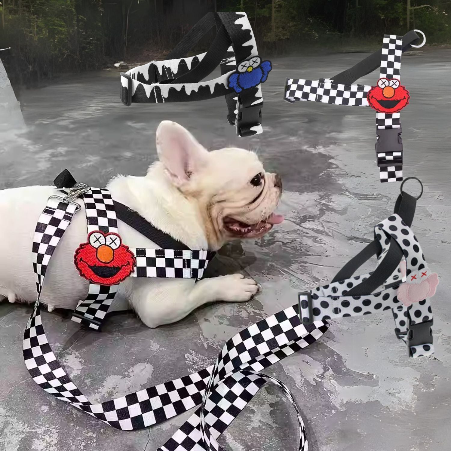 Fit Frenchie Harness With Secure Buckles Pet Gear | Vet-recommended