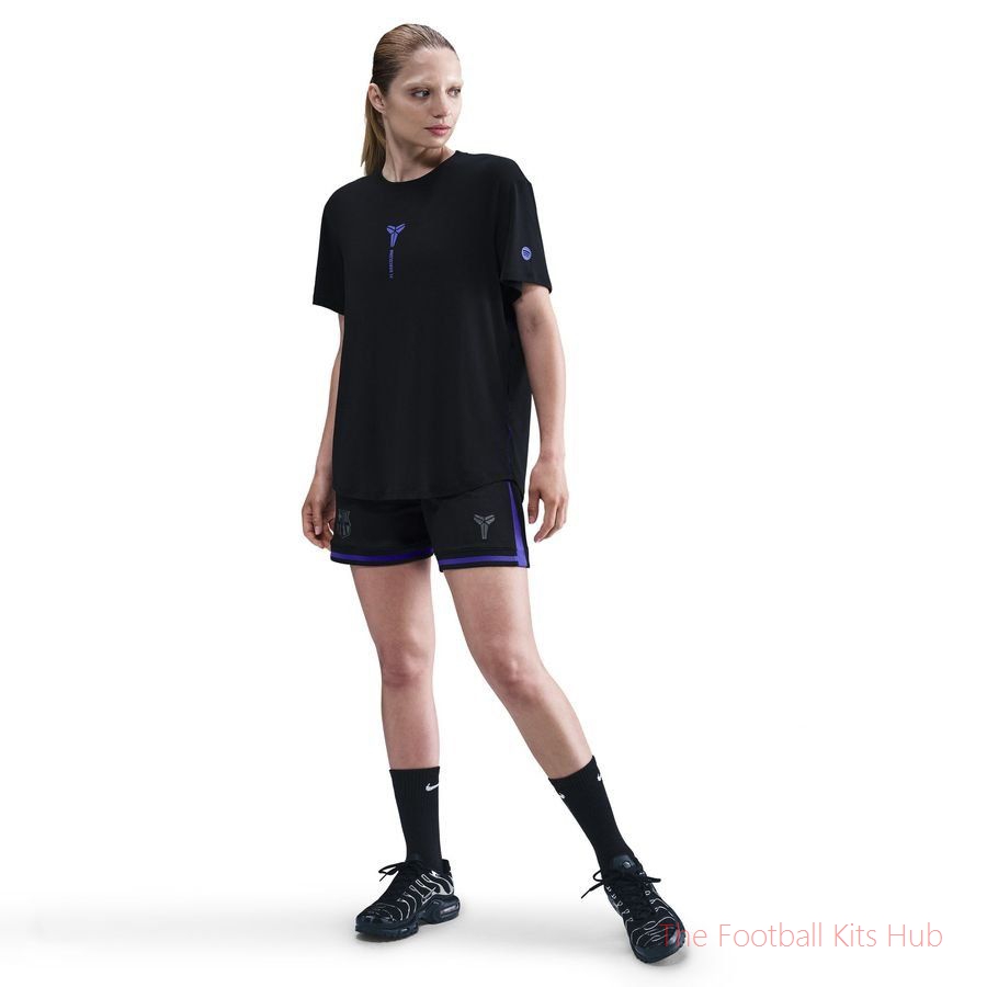 Barcelona T-Shirt Dri-FIT One Relaxed Away - Black/Persian Violet Women