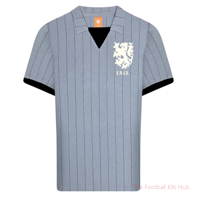 Men Netherlands 1983 Away Retro Shirt UEFA Euro