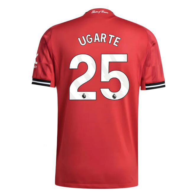 2025-2026 Man Utd Authentic Home Jersey (Ugarte 25)