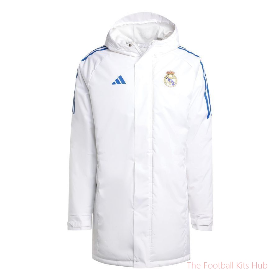 Real Madrid Jacket Tiro 25 EU Parka - White