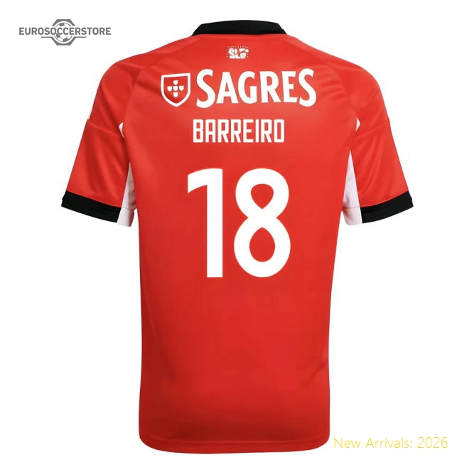 2025-2026 Benfica Home Shirt (Kids) (Barreiro 18)