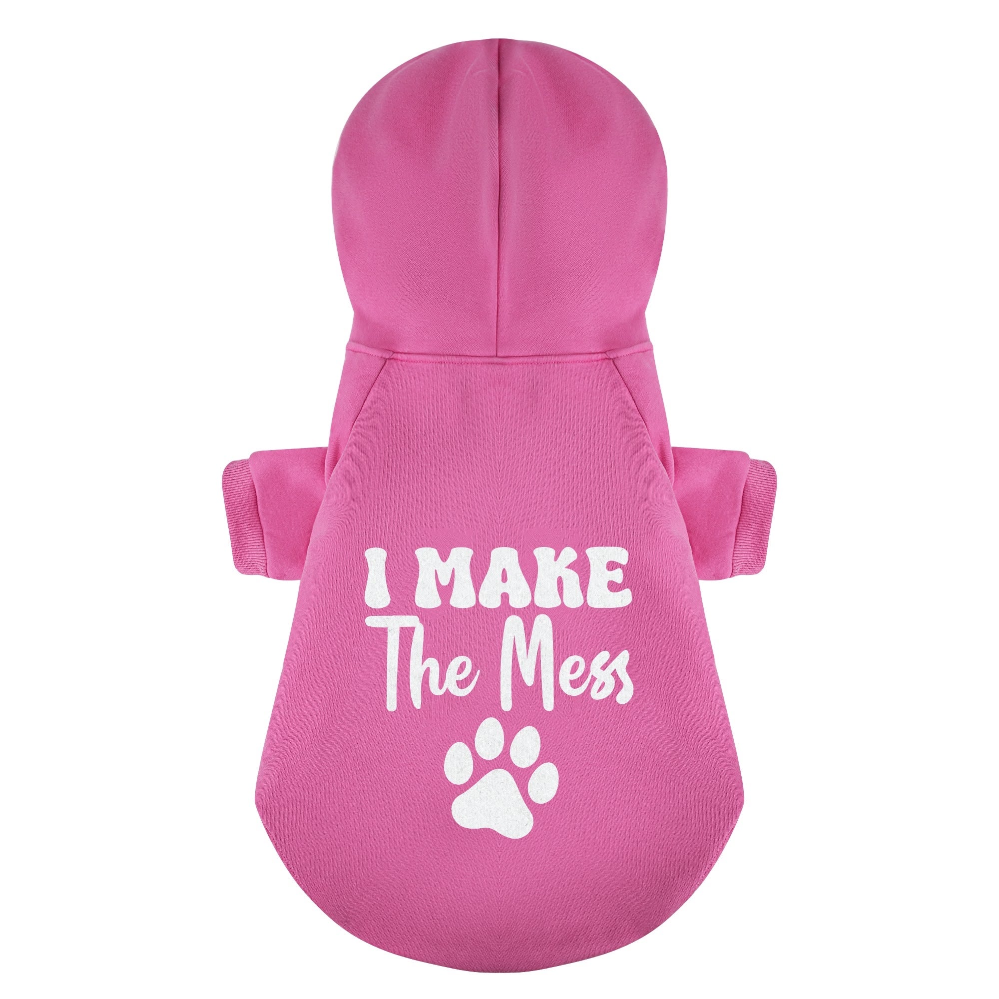 I make the mess and I blame the cat - Matching French Bulldog Hoodies – Stylish, Cozy & Personalized!