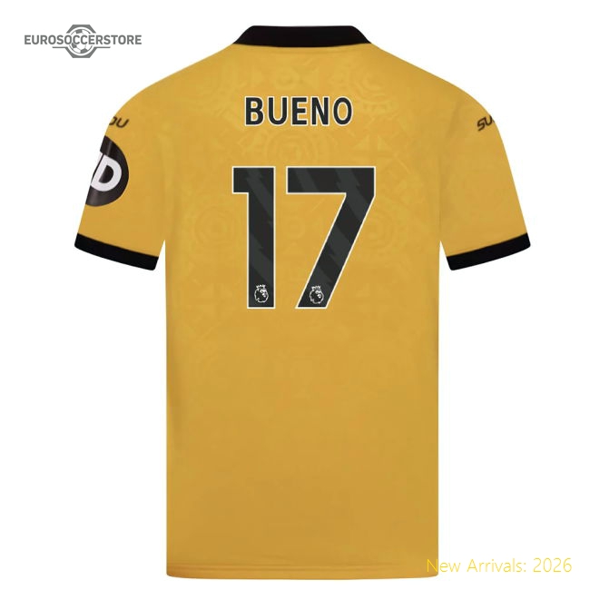 2025-2026 Wolves Home Shirt (Kids) (Bueno 17)