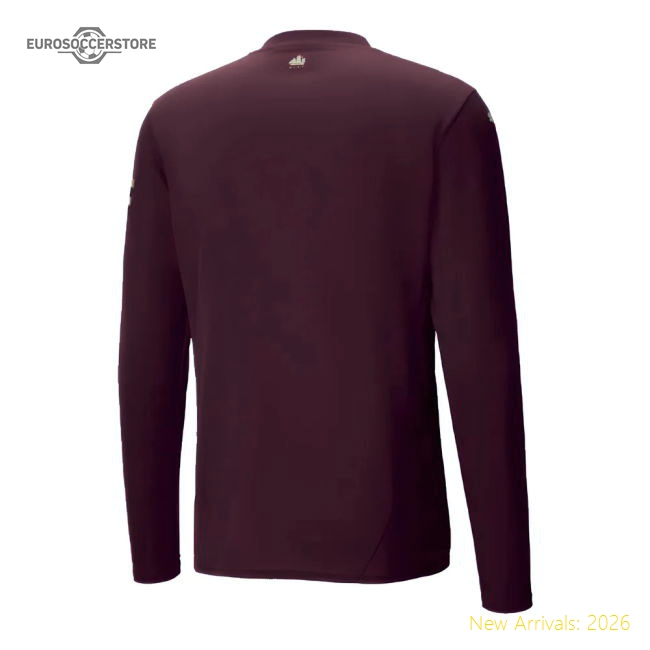Superior 2024-2025 Man City Third Long Official Sleeve Shirt