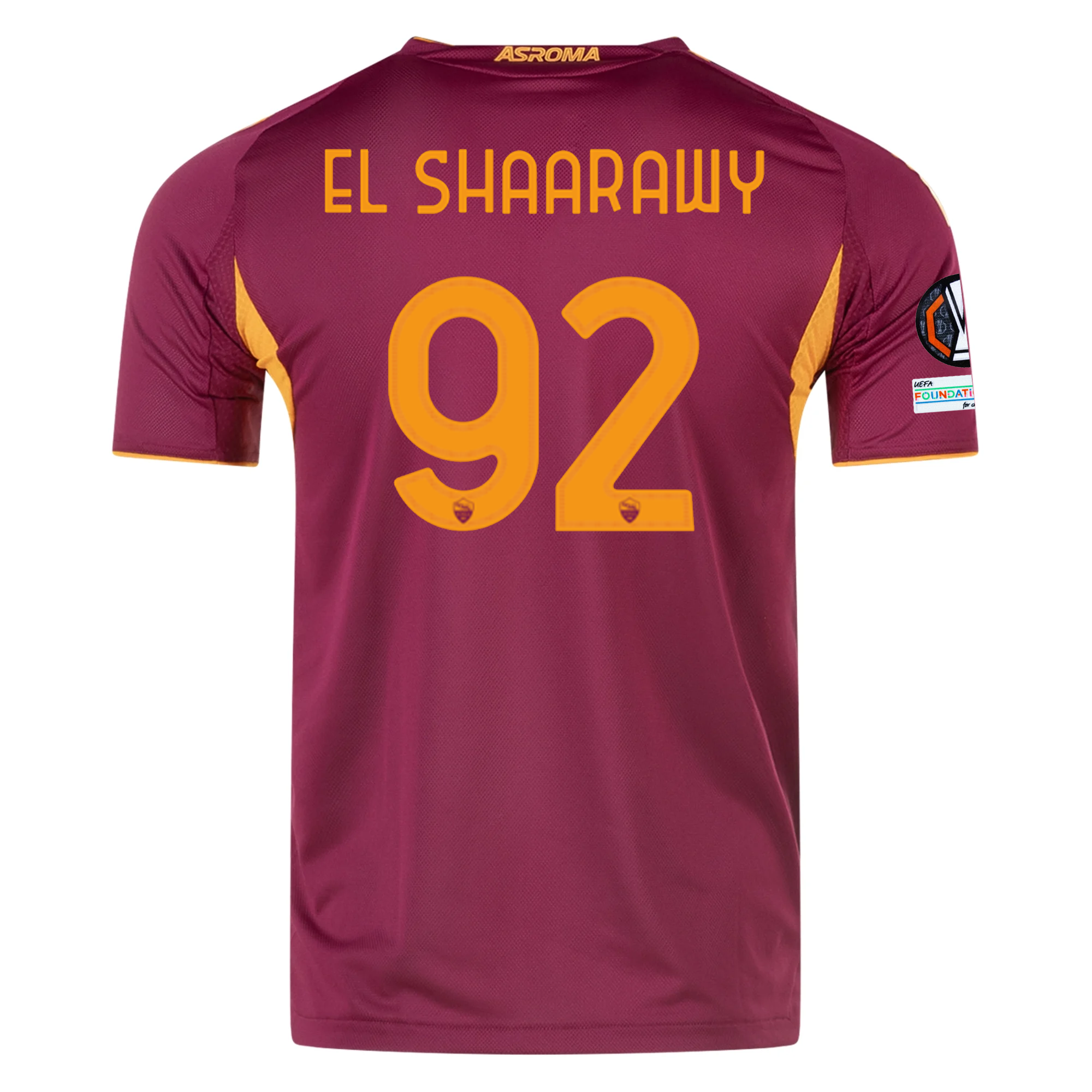 AS Roma Shaarawy 2025-2026 UEL Home Jersey – Authentic Shirt