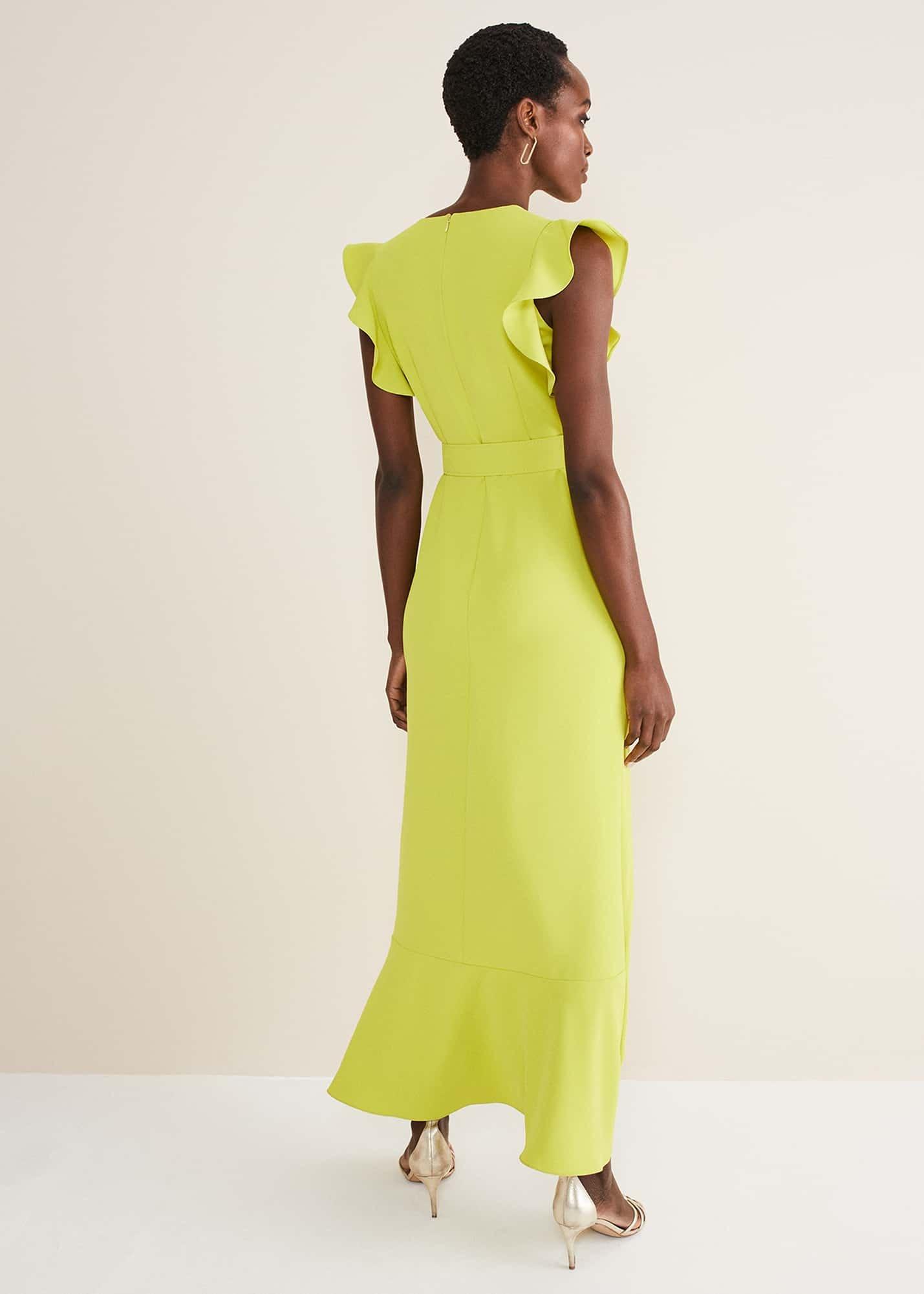 Phoebe Frill Maxi Dress