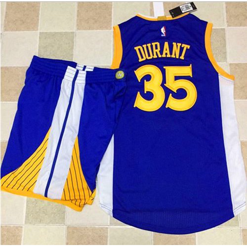 GSW Blue K. Durant #35 NBA Jersey NBA Fan Apparel Basketball Jersey
