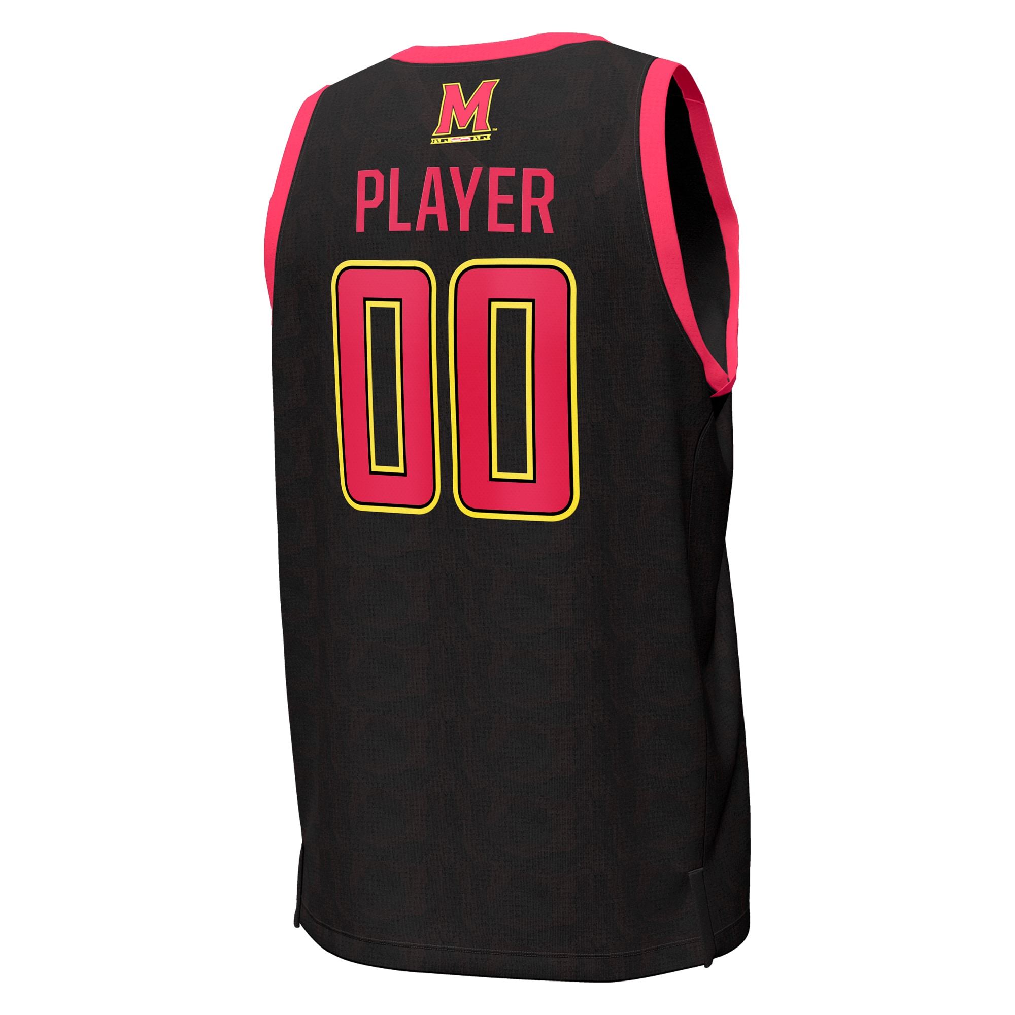 [NJP] Maryland Terrapins NIL Pick-A-Player Men's Basketball Replica Jersey - Black