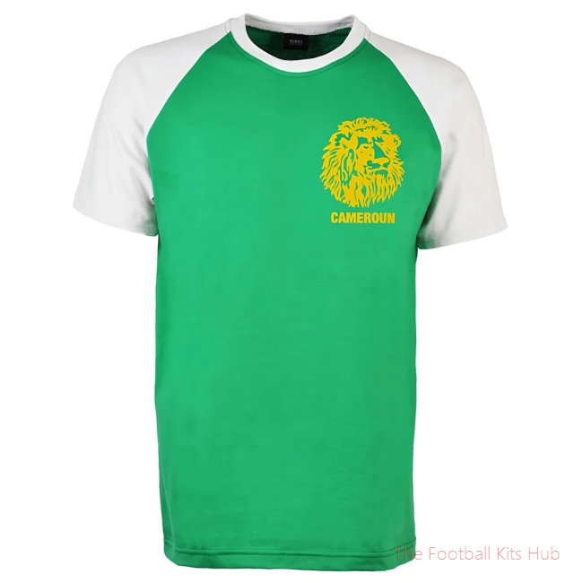Cameroon Raglan Sleeve Green/White T-Shirt