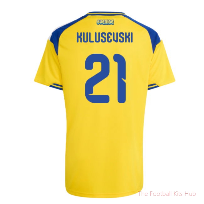 2026-2027 Sweden Home Shirt (Kids) (Kulusevski 21)