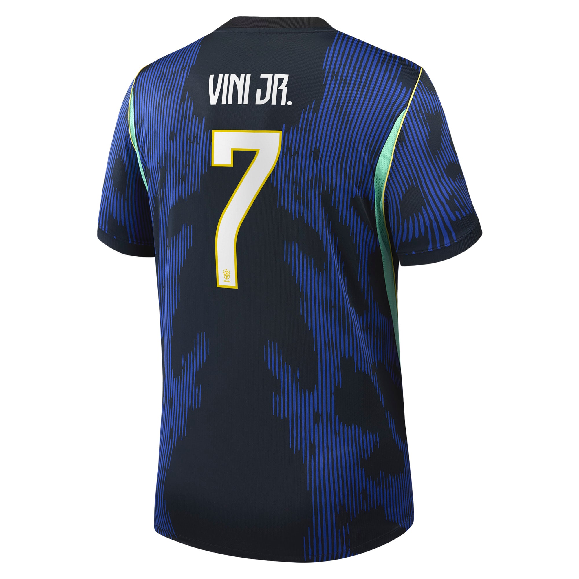 [SJH] Vinicius Junior #7 Brazil National Team 2026 Away Stadium Replica Jersey - Blue