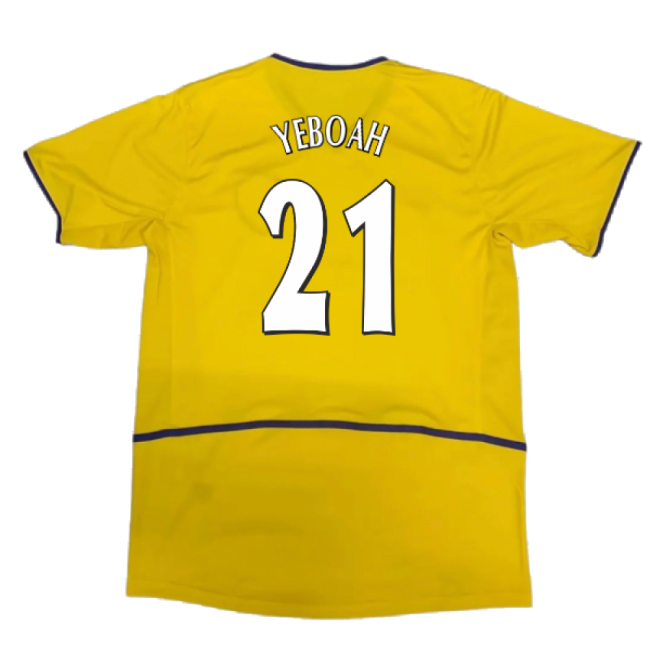 Leeds Away Shirt Excellent Yeboah #21 Superior Craftsmanship Suppo...