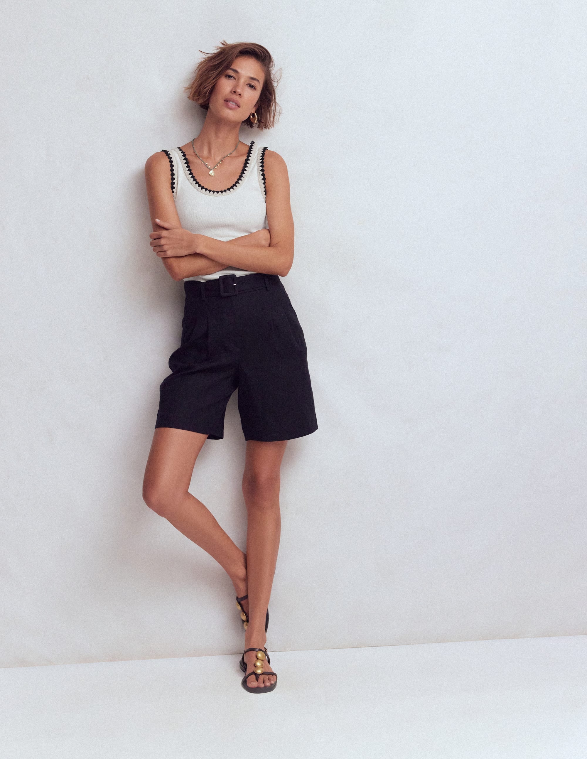 Maddie Trim Detail Vest