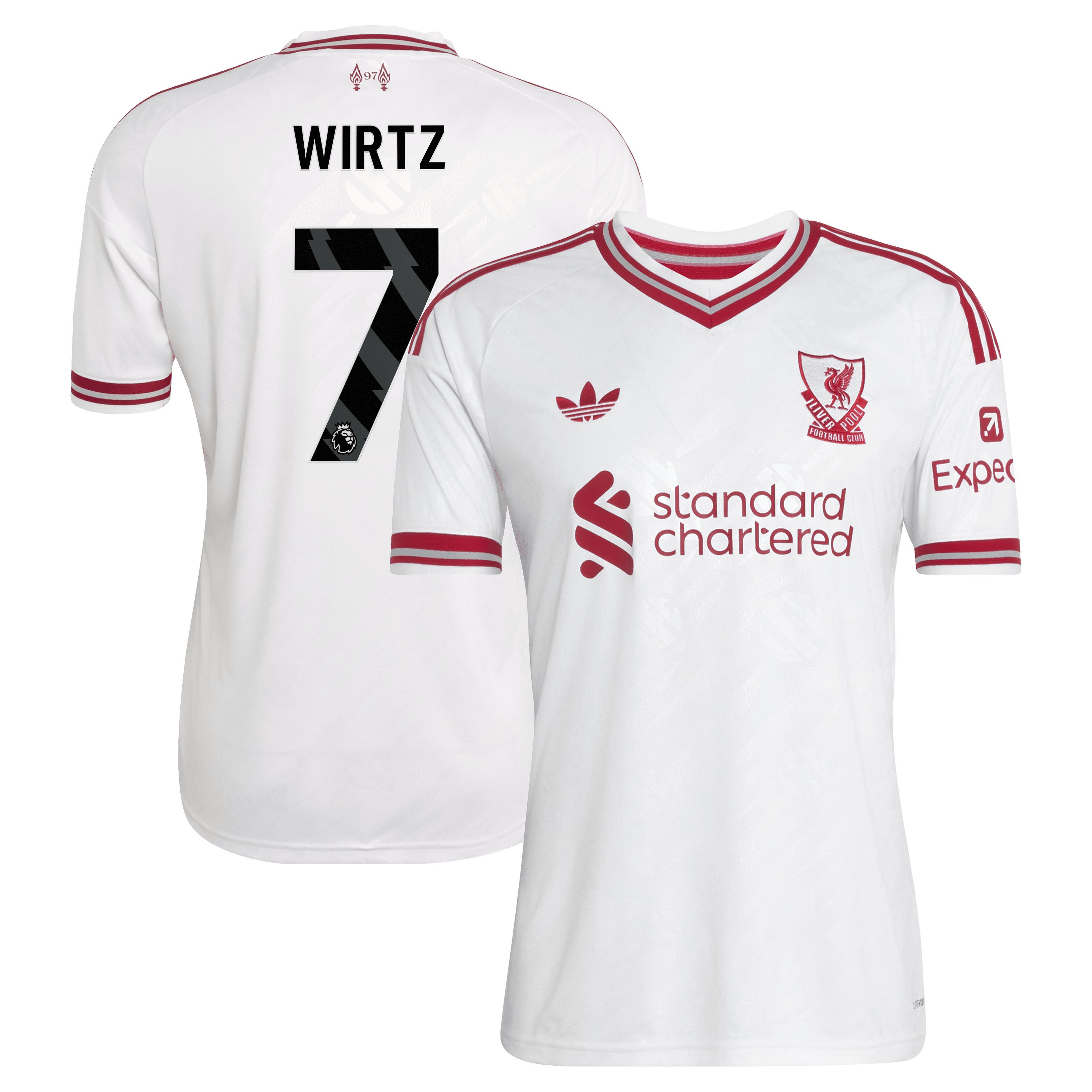 [JED] Youth Florian Wirtz Liverpool 2026/27 Away Replica Jersey - White