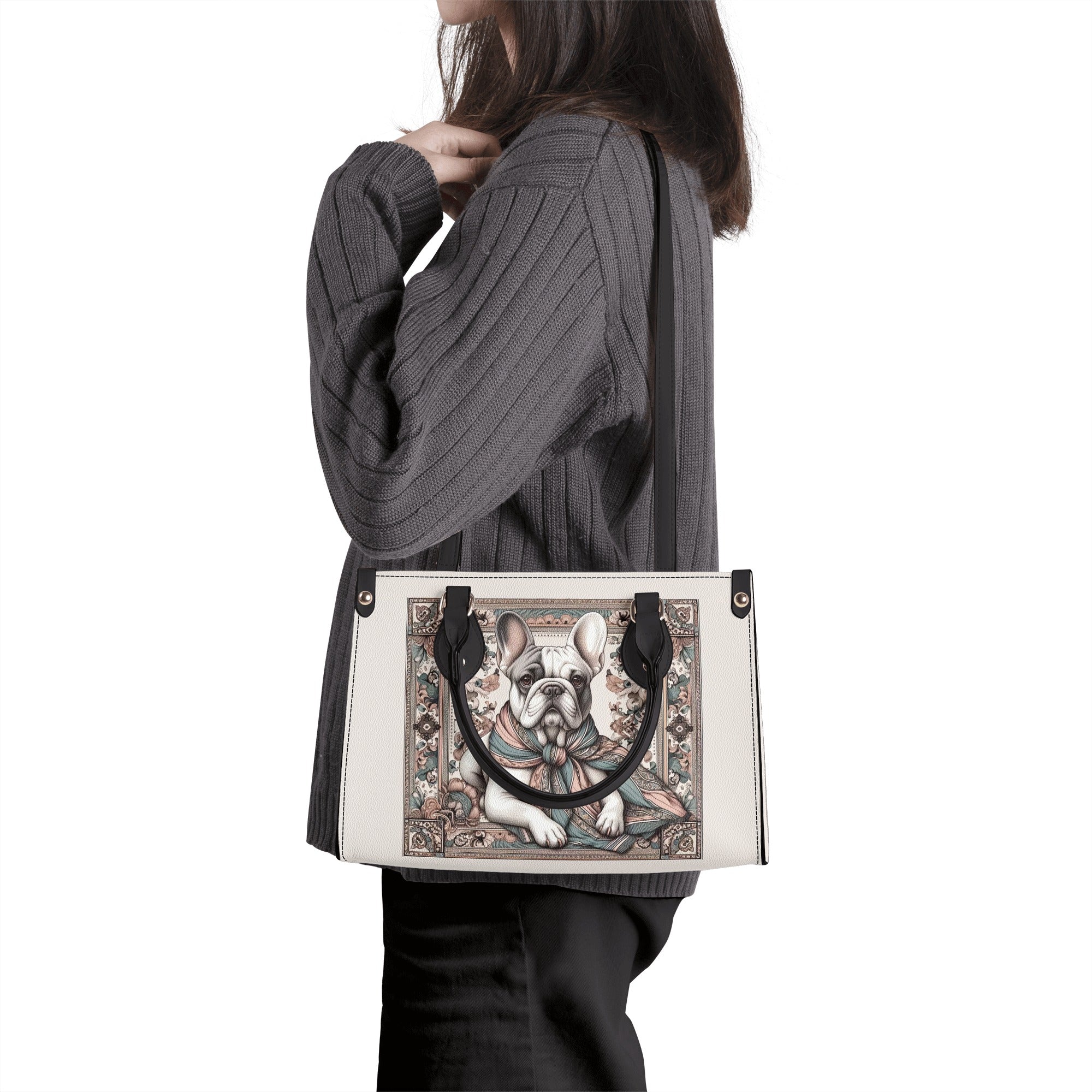 French Bulldog Lover Linda Luxury Women Handbag Frenchie Fan Item