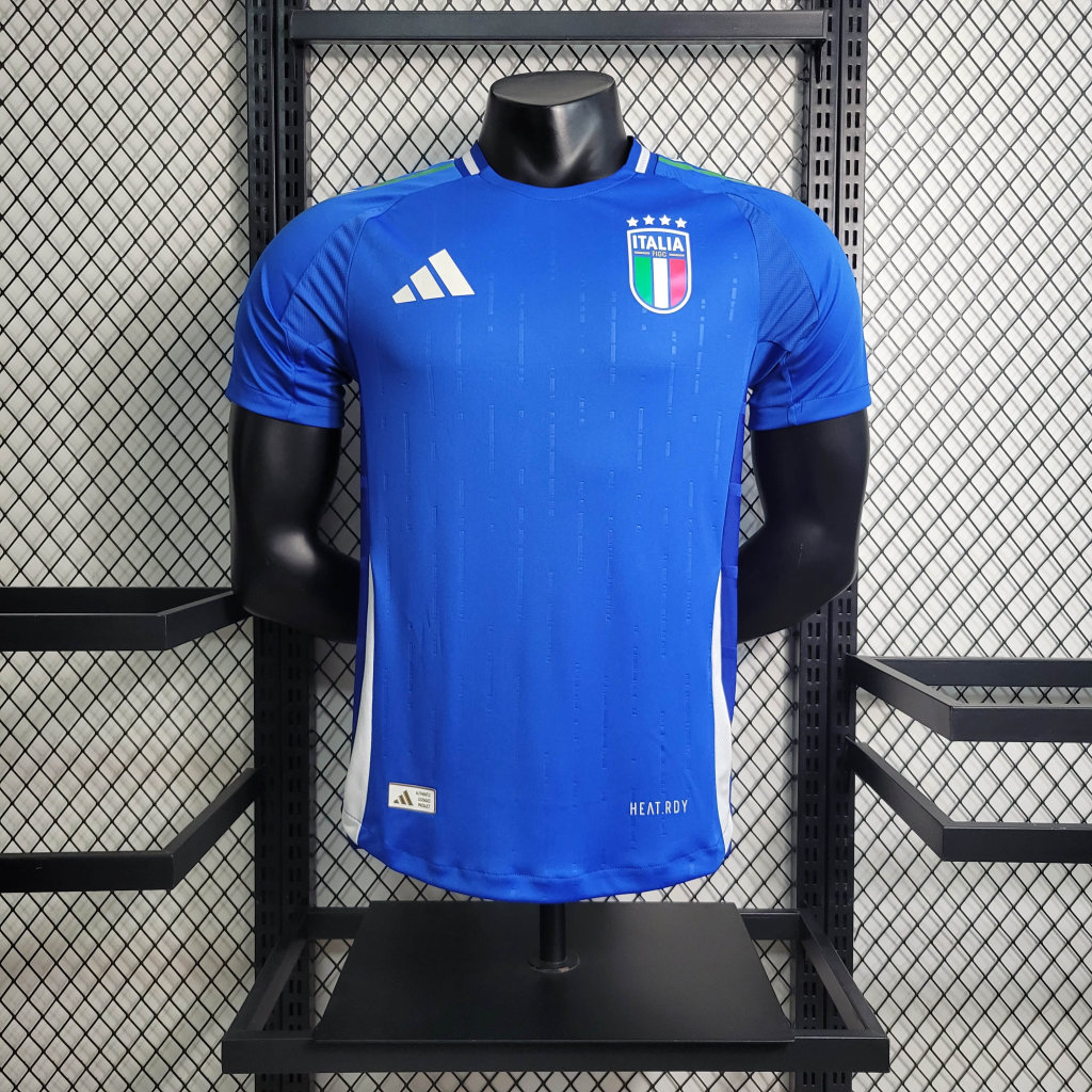 Durable UEFA Euro 2024 Italy Home Shirt Authentic Version