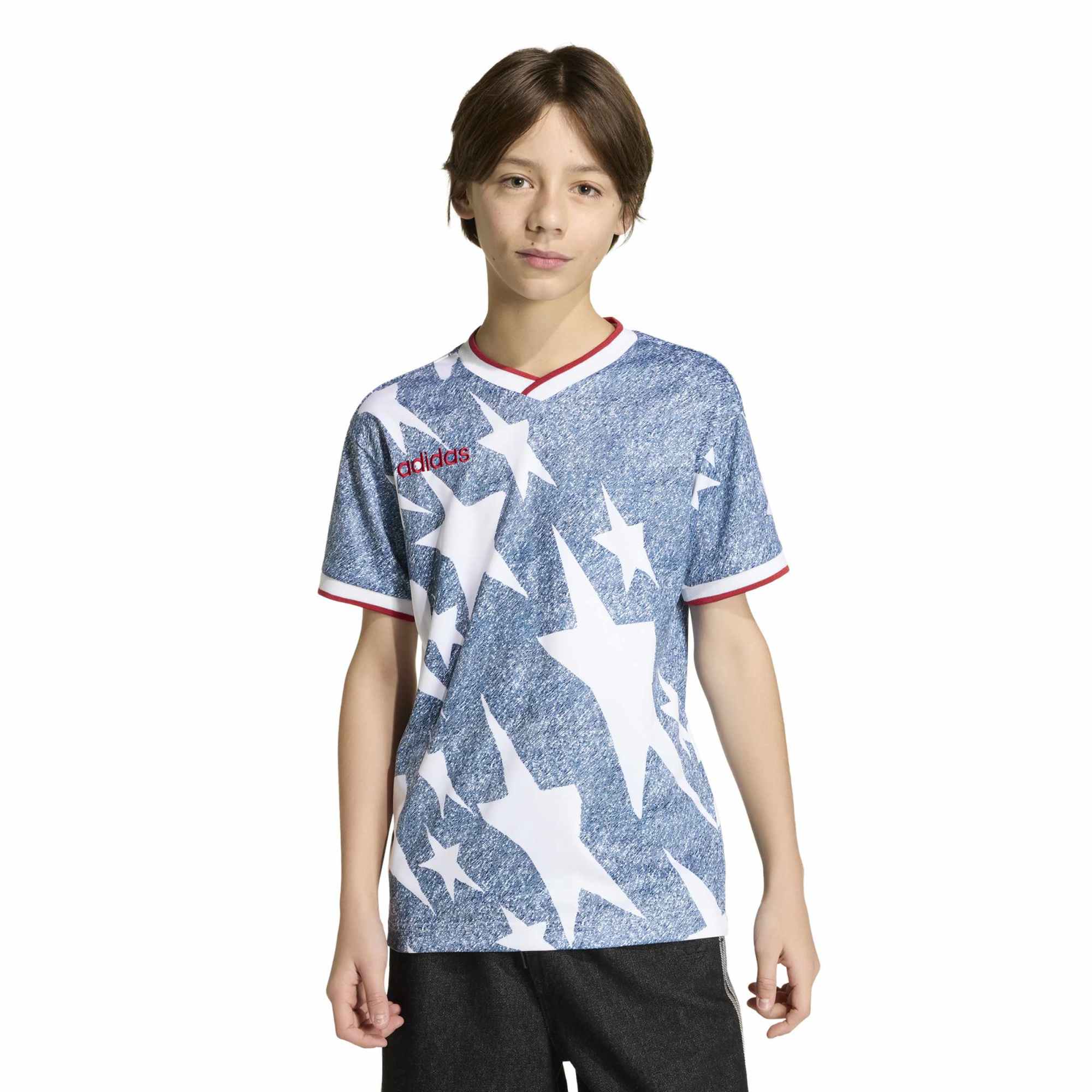 [SJH] Youth USA 1994 Denim Graphic Fashion Jersey - Blue