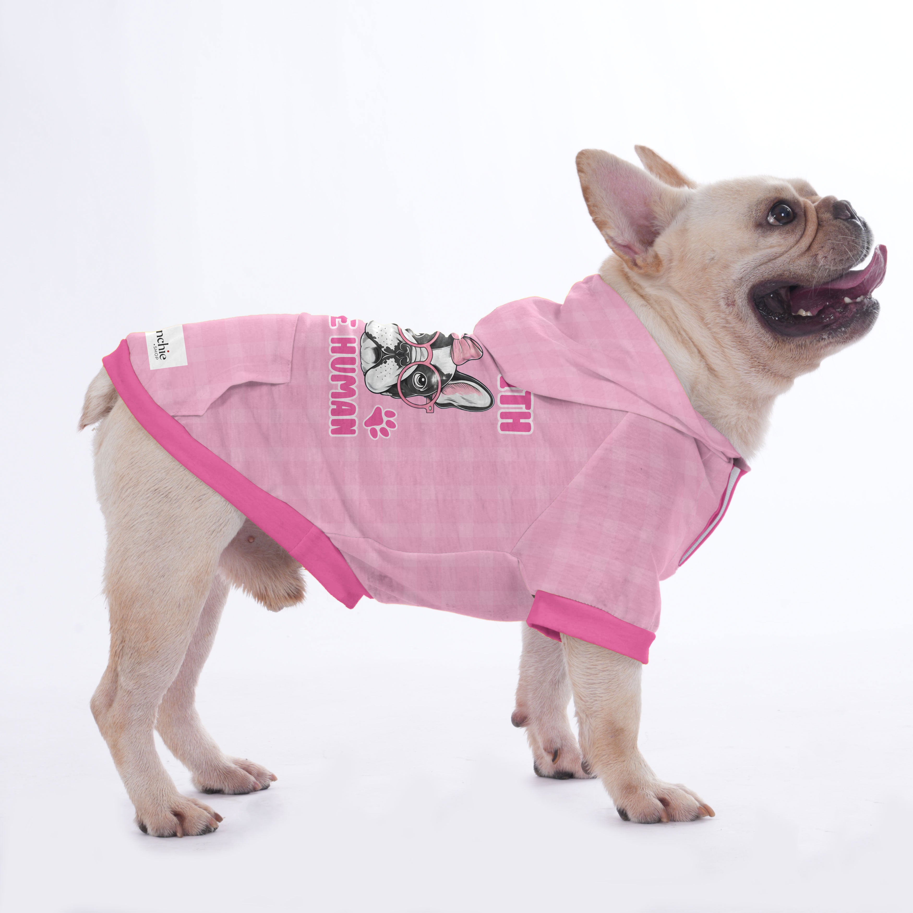 Street-Ready I'm With The Human - Hoodies For French Bulldog | French...