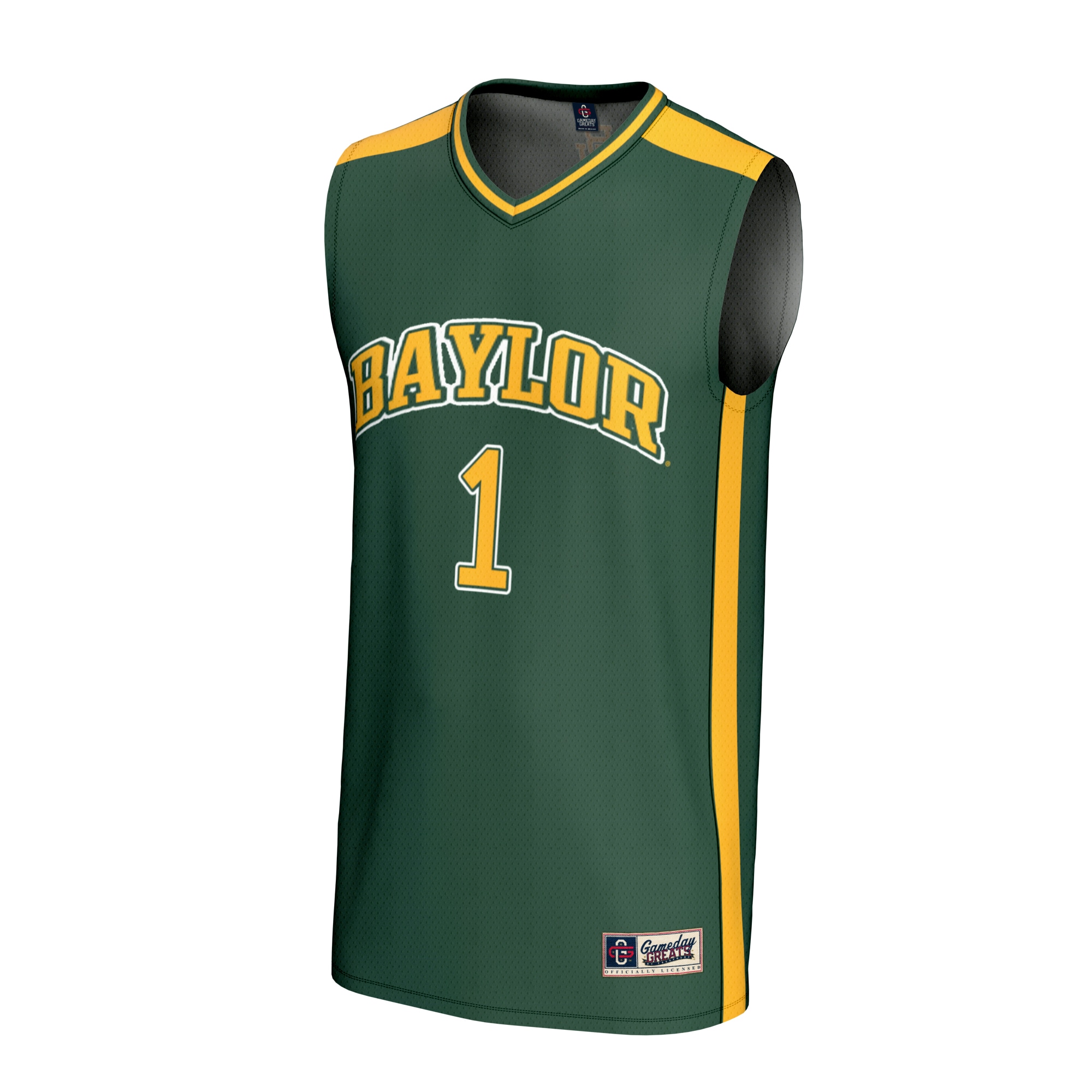 [DDG] Baylor Bears GameDay Greats Unisex Lightweight Collegiate Basketball Fashion Jersey - Green