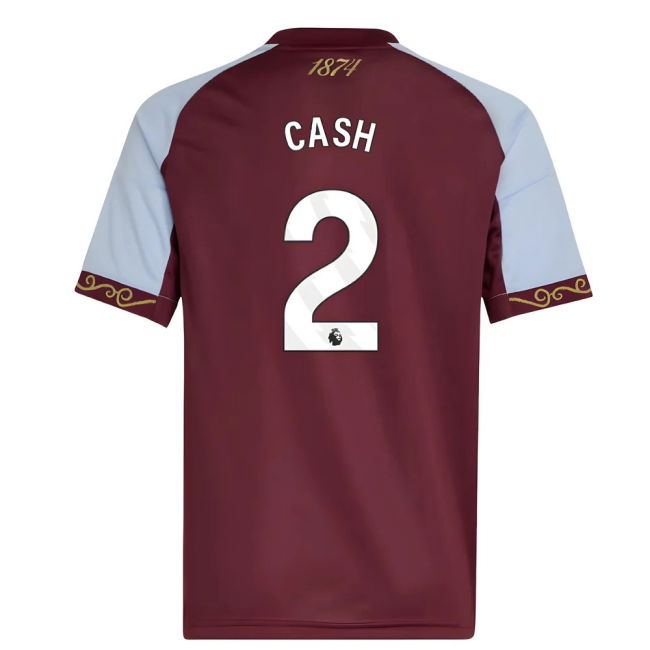 Aston Villa 2025-2026 Home Jersey - Kids #39
