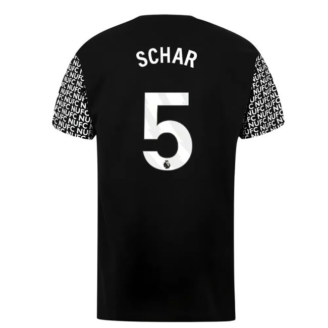 Newcastle 2024-21 Home Soccer Kit Schar Printing L S