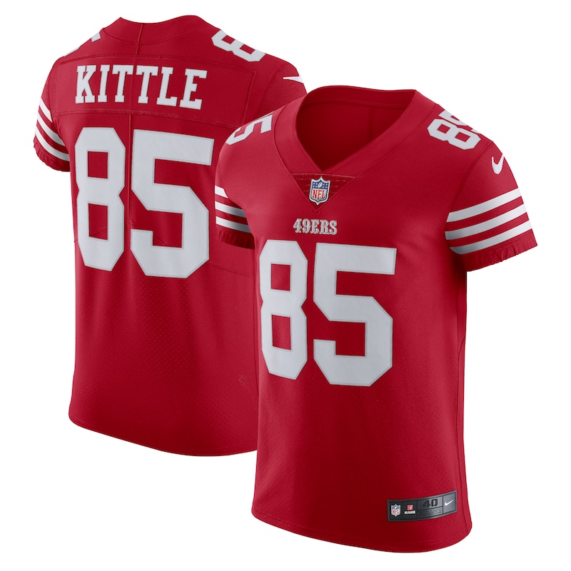 George Kittle San Francisco 49ers Nike Vapor Elite Jersey - ...