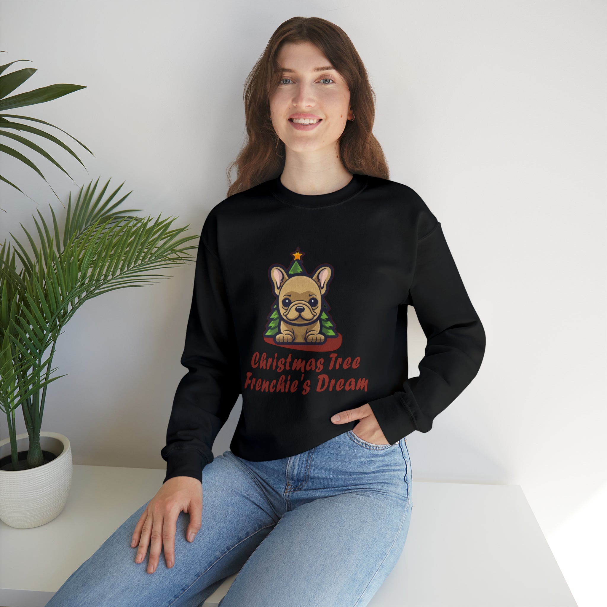 French Bulldog Frenchie's Dream Sweater Unisex Sweatshirt Durable Dog Item