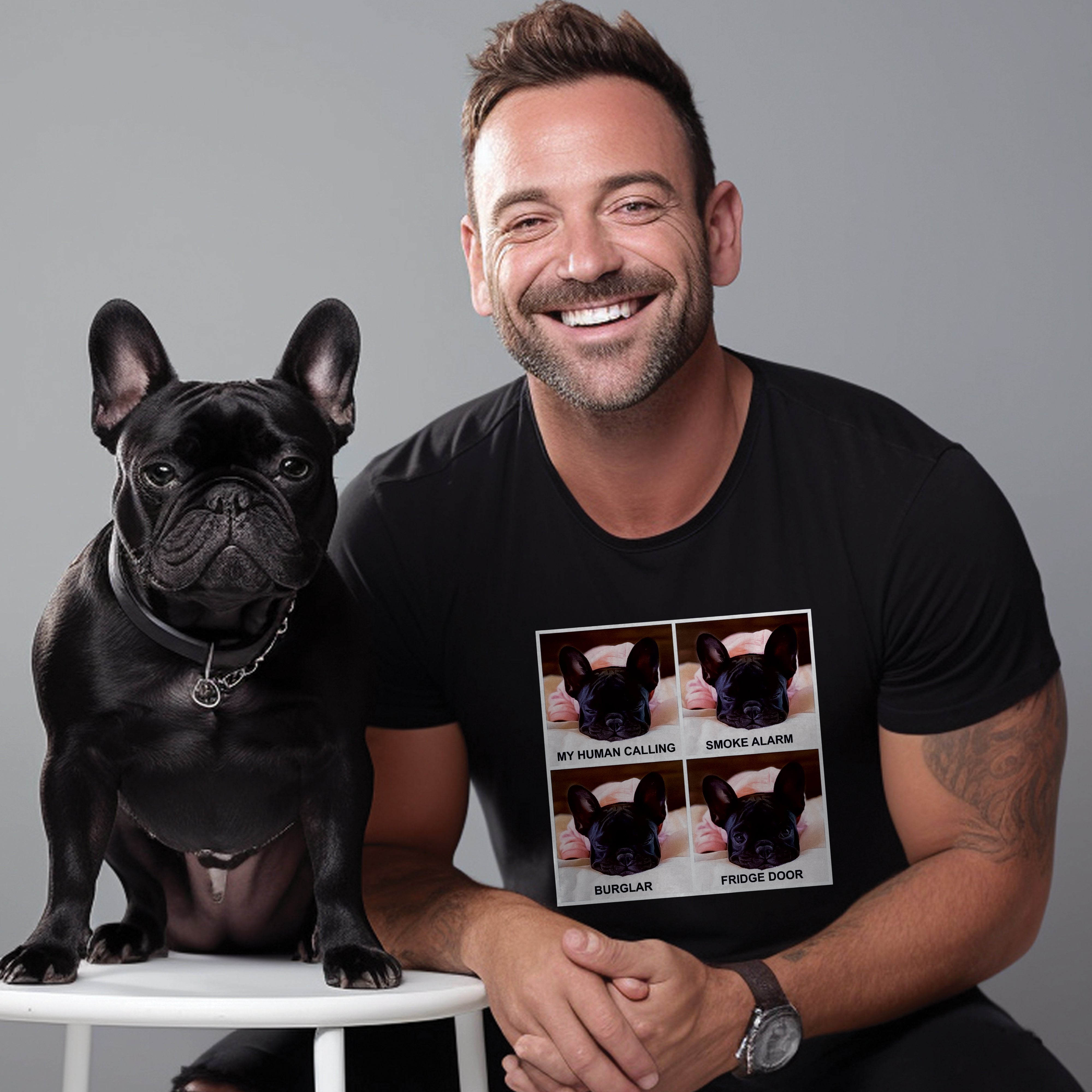 Everyday Premium Cute French Bulldog - Unisex T-shirt as a Gift Stylish